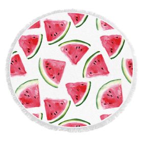 Fruit round beach towel (Option: 3 style-150 x 150cm)