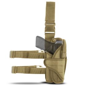 Tactical Drop Leg Thigh Gun Holster (Product Color: Khaki)